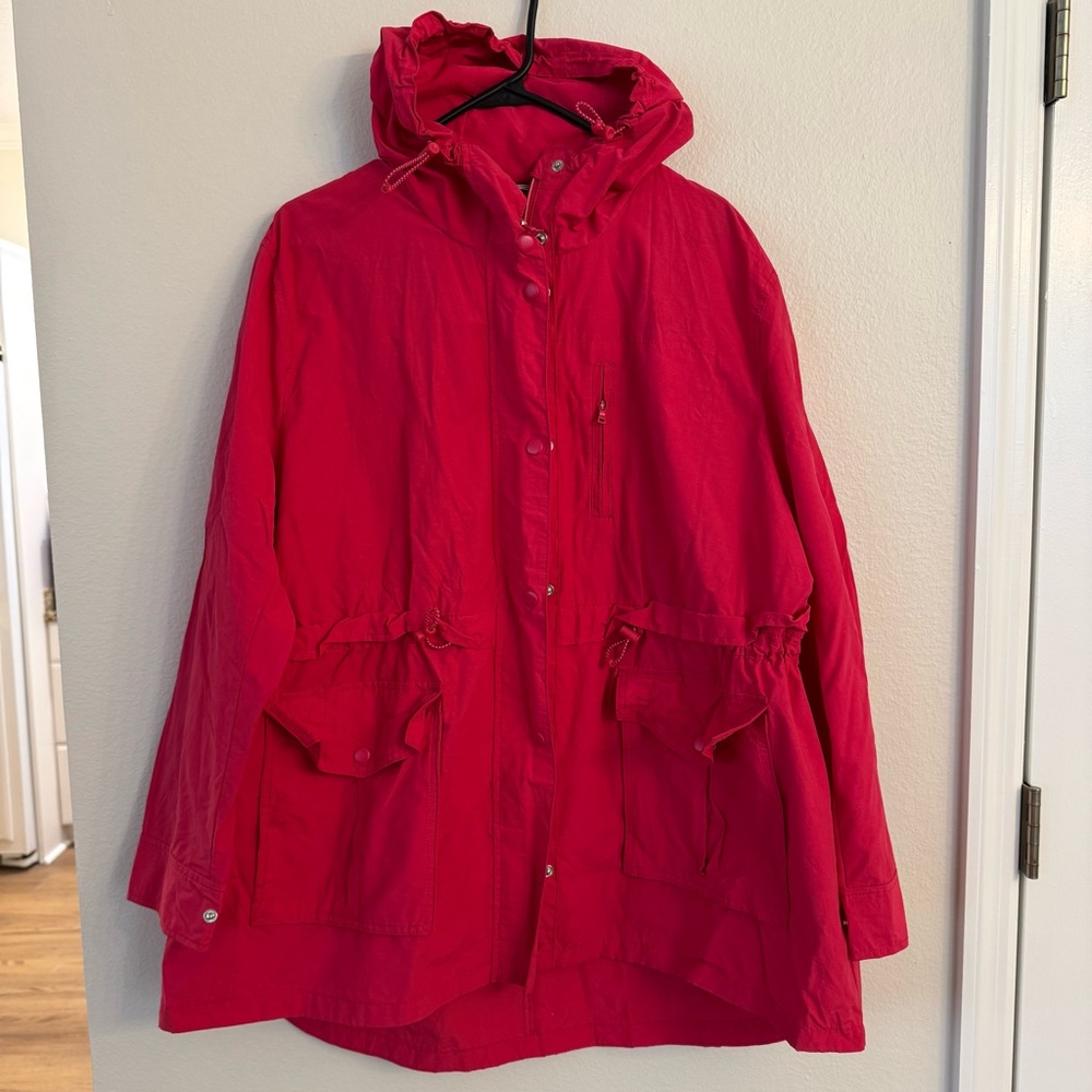 J.Crew Hooded Rain Jacket
